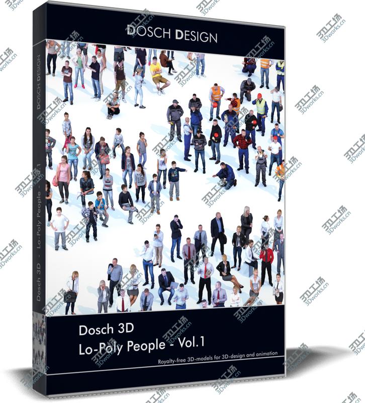 images/goods_img/20210113/3D Dosch 3D - Lo-Poly People Vol 1 model/1.jpg